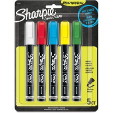 Newell SAN 2103011 Sharpie Wet Erase Chalk Markers - Medium Marker Poi