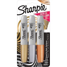 Newell SAN 2089609 Sharpie Metallic Ink Chisel Tip Permanent Markers -