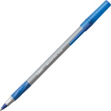 Bic BIC GSMG11BE Round Stic Grip Ballpoint Pen - Medium Pen Point - Bl