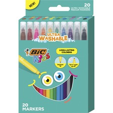 Bic BIC BKCM20AST Medium Point Coloring Markers - Medium Marker Point 