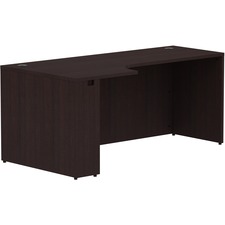 Lorell LLR 18267 Espresso Laminate Desk - 72 X 36 X 2429.5 Credenza, 1