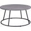 Lorell LLR 16260 Round Coffee Table - Round Top - Powder Coated Four L