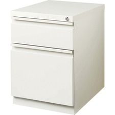 Lorell LLR 00051 20 2-drawer Boxfile Steel Mobile Pedestal - 15 X 19.9