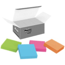 3m MMM 62218SSAUC Post-itreg; Super Sticky Adhesive Note - 2 X 2 - Squ