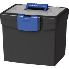 Storex STX 61415B02C File Storage Box With Xl Storage Lid - External D