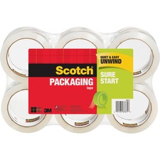 3m MMM 35006 Scotch Sure Start Packaging Tape - 54.60 Yd Length X 1.88