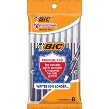 Bic BIC GSAMP81BE Prevaguard Round Stic Ballpoint Pen - Round Pen Poin