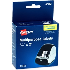 Avery AVE 04182 Averyreg; Direct Thermal Roll Labels - 2 Height X 34 W