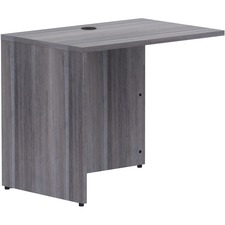 Lorell LLR 69594 Weathered Charcoal Laminate Desking - 35 X 24 X 29.5r