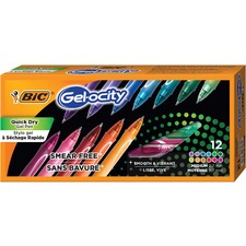 Bic BIC RGLCGA11AST Gel-ocity Gel Pen - Medium Pen Point - 0.7 Mm Pen 