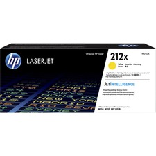 Original Hp HEW W2122X Hp 212x Toner Cartridge - Yellow - Laser - High