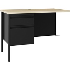 Lorell LLR 03150 Fortress Steel Left-pedestal Return Desk - 42 X 29.5 