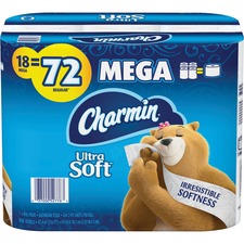 Procter PGC 52776 Charmin Ultra Soft Bath Tissue - White - Soft, Durab