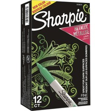 Newell SAN 2029679 Sharpie Metallic Permanent Markers - Fine Marker Po