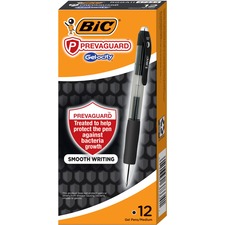 Bic BIC GSAM 11BK Prevaguard Round Stic Ballpoint Pen - Medium Pen Poi