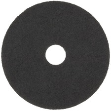 3m MMM 08372 Black Stripper Pad 7200 - 5carton - Round X 10 Diameter -