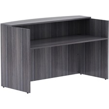 Lorell LLR 69595 Weathered Charcoal Laminate Desking - 72 X 36 X 42.5d