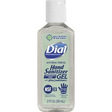 Henkel DIA 31859 Dial Hand Sanitizer Gel - Fragrance-free Scent - 2 Fl