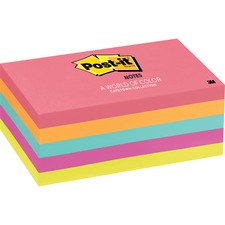 3m MMM 6555PK Post-itreg; Notes Notepads - Cape Town Color Collection 