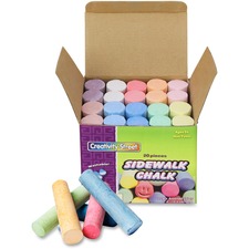 Pacon PAC 1700 Creativity Street Tub Of Sidewalk Chalk - 4 Length - 1 