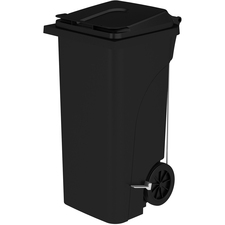 Safco SAF 9926BL Safco 32 Gallon Plastic Step-on Receptacle - 32 Gal C