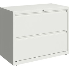 Lorell LLR 00029 36 White Lateral File - 2-drawer - 18.6 X 28 X 36 - 2