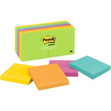 3m 654-14AU Post-itreg; Notes Notepads -jaipur Color Collection - 1400