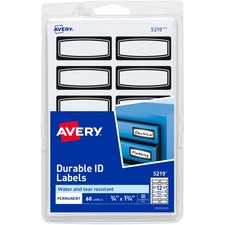 Avery AVE 05219 Averyreg; Durable Id Labels - 34 Height X 1 34 Width -