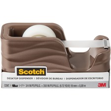 3m MMM C20WAVEMB Scotch Wave Desktop Tape Dispenser - 1 Core - Refilla