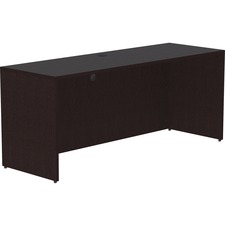 Lorell LLR 18212 Essentials Espresso Laminate Credenza Shell - 72 X 24