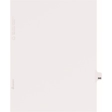 Avery AVE 82459 Averyreg; Side Tab Individual Legal Dividers - 25 X Di