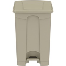 Safco SAF 9925TN Safco Plastic Step-on Receptable - 12 Gal Capacity - 