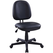 Lorell LLR 84875 Vinyl Task Chair - Vinyl Seat - Vinyl Back - 5-star B