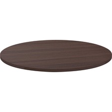 Lorell LLR 18255 Espresso Laminate Conference Table - Espresso Round T