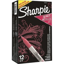 Newell SAN 2029673 Sharpie Metallic Permanent Markers - Fine Marker Po