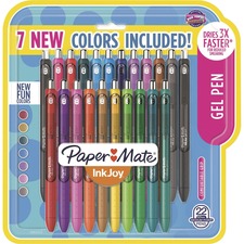 Newell PAP 2062225 Paper Mate Inkjoy Assorted Color Gel Pens - 0.7 Mm 