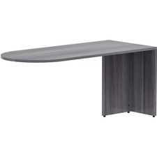 Lorell LLR 69593 Weathered Charcoal Laminate Desking - 66 X 30 X 29.5d