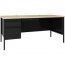 Lorell LLR 03129 Fortress Steel Single-pedestal Desk - 60 X 29.5 X 30 