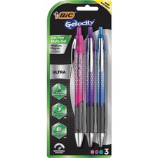 Bic BIC RGUAP31AST Gel-ocity Gel Pen - Medium Pen Point - 0.7 Mm Pen P