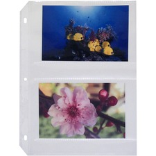 C-line CLI 52564 35mm Ring Binder Photo Storage Pages - 4 X 6 - Clear,