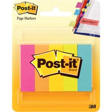 3m MMM 6705AN Post-itreg; Page Markers - 12w - 100 - 0.50 X 2 - Rectan