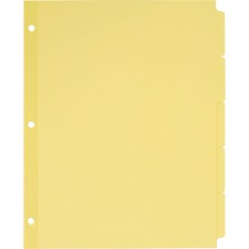 Avery AVE 11501 Averyreg; Plain Tab Write-on Dividers - 5 X Divider(s)