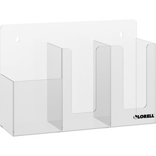 Lorell LLR 03417 Acrylic Sanitation Station - 9.9 Height X 14.8 Width 