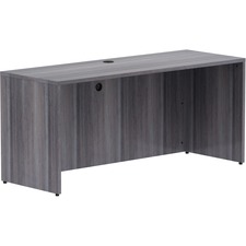 Lorell LLR 69596 Weathered Charcoal Laminate Desking - 66 X 24 X 29.5c