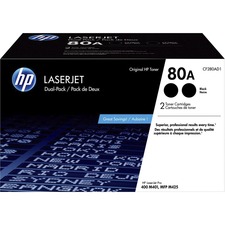 Original Hp HEW CF280AD1 Hp 80a (cf280ad1) Toner Cartridge - Black - L