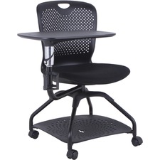 Lorell LLR 69585 Student Training Chair - Fabric Seat - Plastic Back -