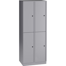 Lorell LLR 01920 Trace Quad Locker - 1 Shelve(s) - Key Lock - For Shoe