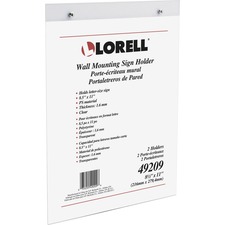 Lorell LLR 49209 Wall-mounted Sign Holder - Support 8.50 X 11 Media - 