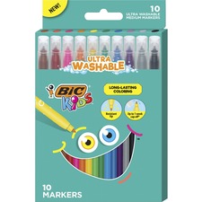 Bic BIC BKCM10AST Medium Point Coloring Markers - Medium Marker Point 