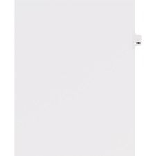 Avery AVE 82497 Averyreg; Side Tab Individual Legal Dividers - 25 X Di